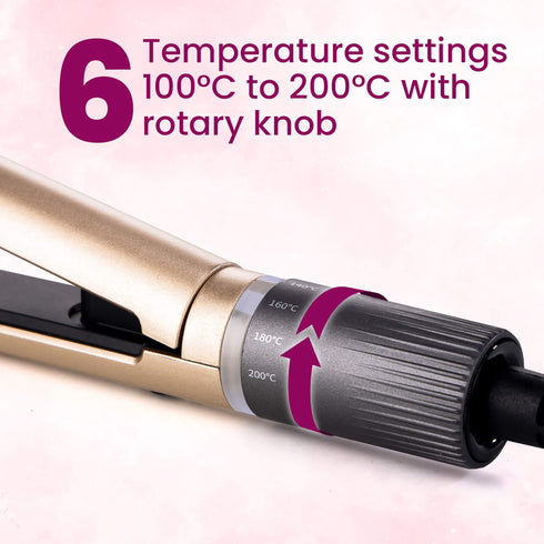 HS1937 Hair Straightner - Golden